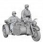 German Panzer I Ausf.B & Motorcycle Zündapp KS750 w/sidecar (1:35)