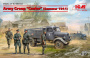 Группа армий «Центр» лето 1941 г. (Kfz.1, Typ L3000S, германская пехота (4 фигуры), германские водители (4 фигуры)), 1:35, (DS3502)
