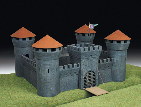 Средневековая каменная крепость, 1:72