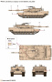 Танк USMC M1A1 Abrams, 1:72, (13430)