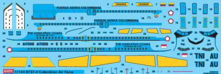 B-737 "Colombian Air Force" (1:144)