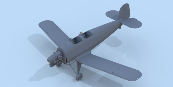 Bücker Bü 131D, Германский учебный самолет ІІ МВ, 1:32, (32030)