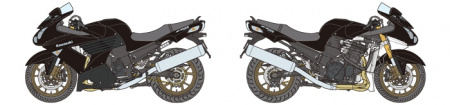 Мотоцикл Kawasaki ZZR1400, 1/12