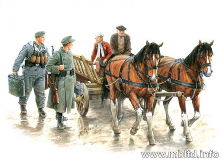 Фигуры "Где-то в Европе" 1944-1945г., 1:35, (MB3538)
