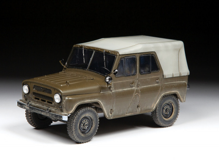 Советский военный внедорожник УАЗ-469, 1:35, [3629]