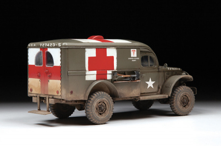 Американский армейский автомобиль WC-54 Медицинский, 1:35, [3711]