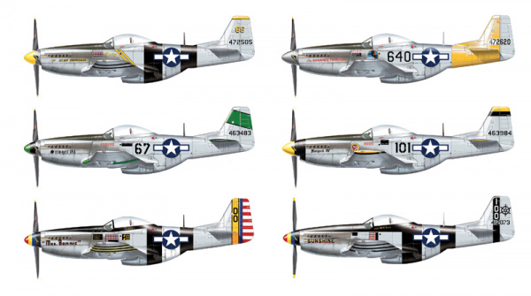 Самолёт P-51 D/K, 1:48, [2743]