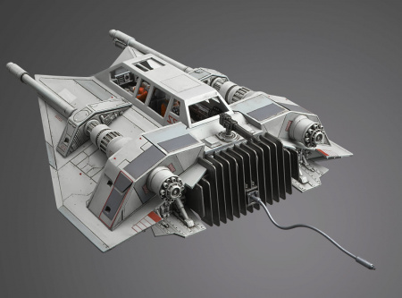 STAR WARS: Snowspeeder. Modified Incom T-47 Airspeeder, 1:48, [0196692-2400]