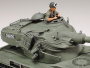 Французский легкий танк AMX-13, с фигурой командира, 1/35