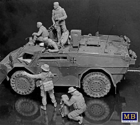 Бундесвер. Немецкие военнослужащие, наши дни, 1:35, (MB35195)