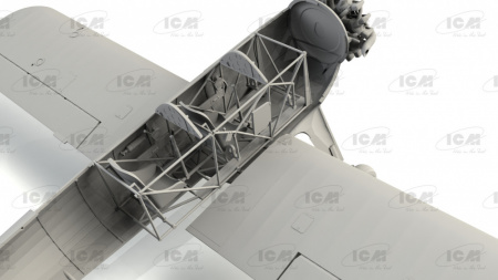 Stearman PT-13/N2S-5 Kaydet, Американский учебный самолет, 1:32, (32052)