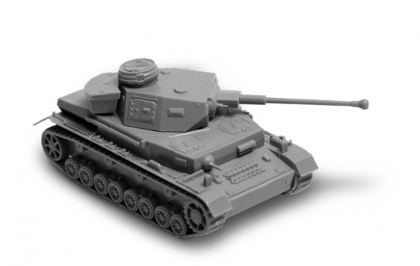 Немецкий танк Т-IV F2, 1:100