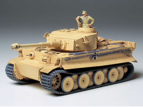 Танк Tiger I ранняя версия с одной фигурой, 1/35