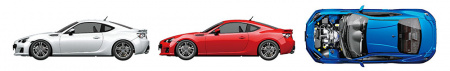 Автомобиль Subaru BRZ, 1:24, [24324]