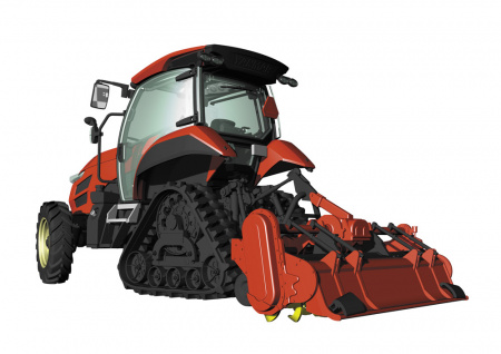 Гусеничный трактор YANMAR YT5113A Delta Crawler/Rotary (в комплект входит 1 фигура) (Limited Edition), 1:35, [66107]