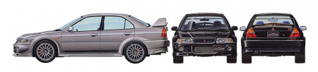 Автомобиль Mitsubishi Lancer Evolution VI, 1:24, [24213]