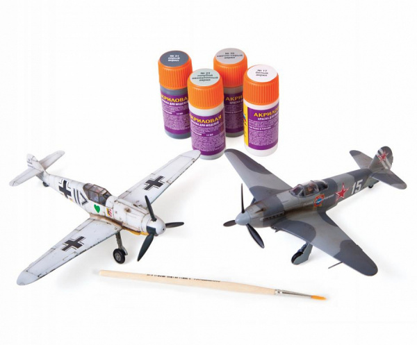 Мессершмитт Bf-109 против Як-3, 1:72