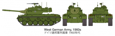 Танк WG M47 Patton, 1/35