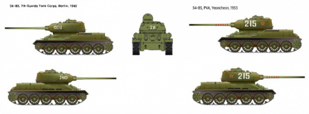 Танк Soviet Medium Tank T-34-85 (1:72)