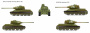 Танк Soviet Medium Tank T-34-85 (1:72)