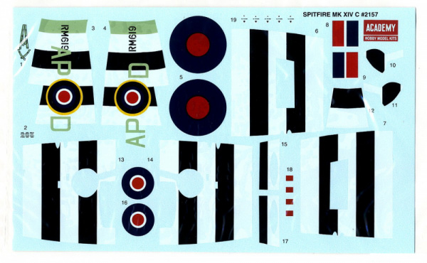 Самолет Spitfire Mk.14C, 1/48