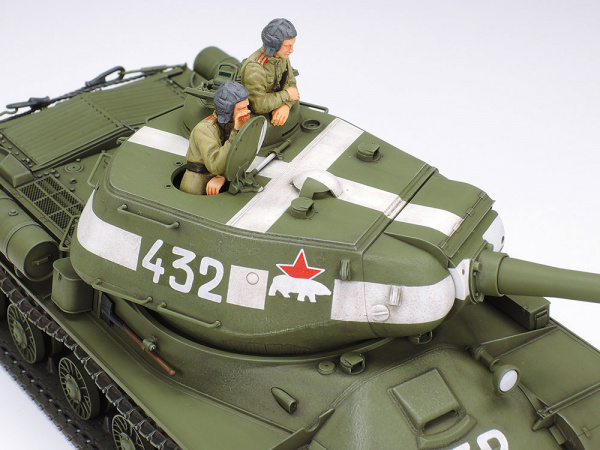 Советский тяжелый танк ИС-2 1944г. с двумя фигурами и двумя типами траков, [35289]
