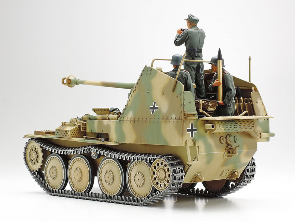 Самоходная установка MARDER III M (Нормандский фронт) с 5 фигурами и фототравлением.