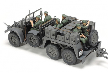 Немецкий грузовик 6*4 Truck Kfz.69 с 3,7см пушкой, 1/48