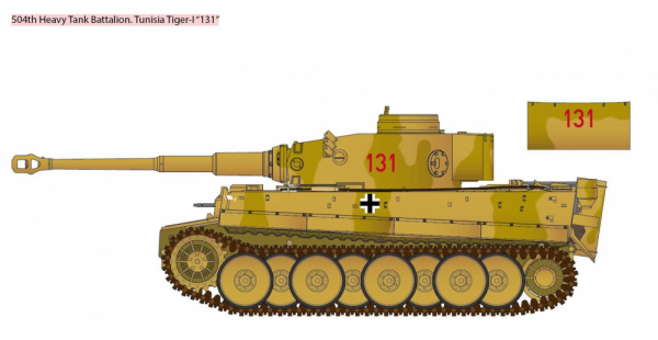 German Tiger-I Ver. Early (1:72)