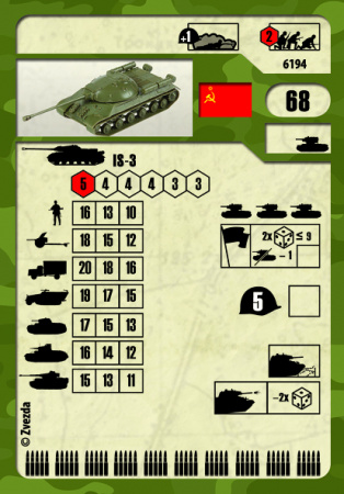 Советский тяжёлый танк Ис-3, 1:100