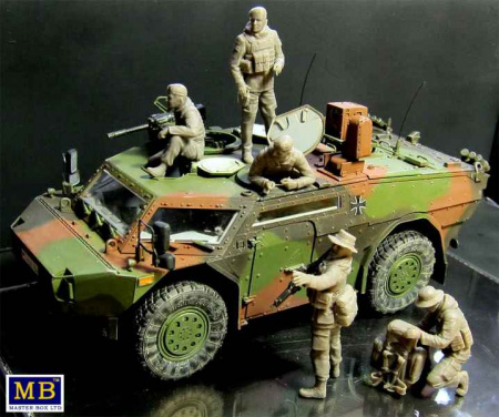 Бундесвер. Немецкие военнослужащие, наши дни, 1:35, (MB35195)