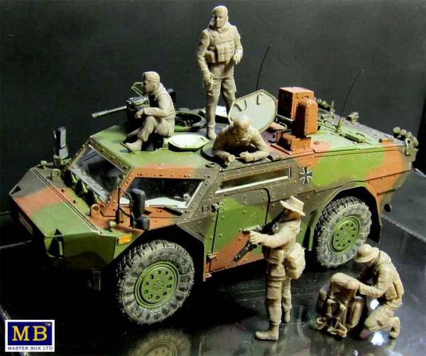 Бундесвер. Немецкие военнослужащие, наши дни, 1:35, (MB35195)