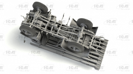 БМ-13-16 на шасси W.O.T. 8, Советская РСЗО II МВ, 1:35, [35591]