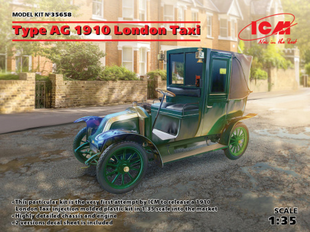 Лондонское такси тип AG 1910, 1:35, (35658)