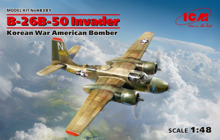 B-26B-50 "Инвейдер", Американский бомбардировщик (война в Корее), 1:48, (48281)