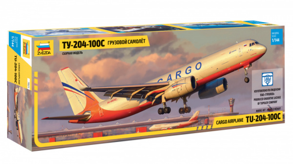 Грузовой самолет ТУ-204-100С, 1:144
