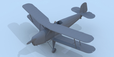 Bücker Bü 131D, Германский учебный самолет ІІ МВ, 1:32, (32030)