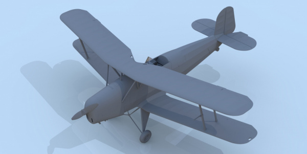 Bücker Bü 131D, Германский учебный самолет ІІ МВ, 1:32, (32030)