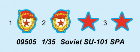 Советская САУ Су-101, 1:35, [09505]