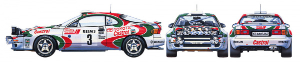 А/м Toyota Castrol Celica, 1/24