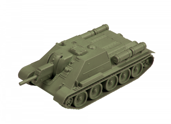 Советская самоходная артиллерийская установка Су-122, 1:100, [6281]